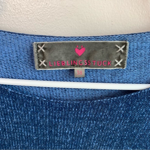 Lieblingsstueck Two Tone Blue Striped Long Sleeve Shirt - Picture 3 of 6